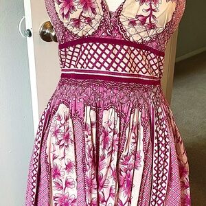 Plenty by Tracy Reese Pink and Cream Dress